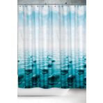 PRADO Stone Banyo Perdesi Duş Perdesi 180x200 Banyo Askısı Hediye BP5075-180X200-H