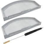Praise6 2 Paket WE03X23881 Paslanmaz Çelik Kurutma Makinesi Lint Filtresi Ge/hotpoint GTD42EASJ2WW Kurutma Makinesi Lint Filtre Tuzağı Için Yedek (Yurt Dışından) - Renkli