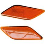Praise6 Araba Yan Lambalar Tampon Dönüş Sinyali Lambaları Çamurluk Yan Lambalar Mercedes-Benz Için W212 E350 E550 E63 A2128200121L A2128200021R (Yurt Dışından) - Sarı - 1 Adet