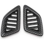 Praise6 Honda Accord 2018-2022 Için Dashboard Hava Firar Ac Çıkış Kapağı Kalıplama Trim Çerçeve Karbon Fiber Abs Dekor Aksesuarları, 2 Adet (Yurt Dışından) - 1 Adet - Siyah