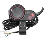 Praise6 Jh-01 Metre Pano LCD Ekran Sadece Aynı Model Için E-Bisiklet Elektrikli Scooter Metre Gaz Kelebeği Uzun Kablo (Yurt Dışından)