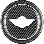 Praise6 Mini Cooper R55 R56 R Serisi Aksesuarları Için Karbon Fiber Direksiyon Kapağı Etiket (Yurt Dışından) - 1 Adet - Siyah