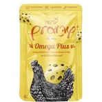 Pramy Omega Plus Jöle İçinde Tavuk Etli ve Peynirli 70 gr Yetişkin Kedi Konservesi