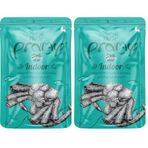Pramy Sos İçinde Yengeç Çubuklu Ve Ton Balıklı Kedi Maması, 70 Gram 2li paket
