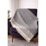 Pratic Home Pamuklu Lacivert Çok Amaçlı Koltuk Çekyat Örtüsü Şalı Kayma Yapmaz 170x210 cm