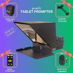 Pratic Prompter %100 Yerli Üretim & Yazılım Çanta + Kumanda + Telefon Tutucu 34cmx24.5cmx17cm