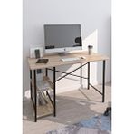 Pratico Rimi Metal Çalışma 2 Raflı Atlantik Çam Ofis Laptop Bilgisayar Masası 60x120
