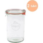 Pratik 1000 ml Saklama Kavanozu Seti (2 Adet) – Güvenle Saklama Için Idealdir - Altın - Seçenek 1