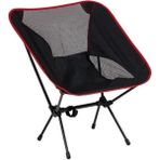 Pratik 6456 Ecorce Tube Marron Polyester Kırmızı Katlanabilir Kamp Sandalyesi