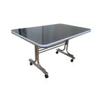 Pratik 70X110 Tekerlekli Orta Sehpa Krom Nikel Kaplamalı Metal (514492278)
