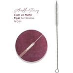 Pratik Cam ve Metal Krom Pipet Temizleme Fırçası | Pipet Temizlik Fırçası - 1 Adet