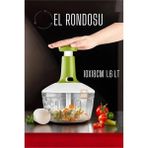 Pratik El Rondosu Üstten Basmalı 1.6 Litre 10X18CM -Marsilyan - Renkli