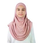 Pratik Hazır Geçmeli Boneli Çocuk Şal Pembe
