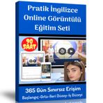 Pratik İngilizce Online Görüntülü Eğitim Seti Enine Boyuna Eğitim