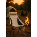 Pratik Kamp Sandalyesi Bej - 6456 Ecorce Tube Marron - Polyester