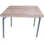 Pratik Katlanır Ayak Mutfak Yemek Masası Balkon Ders Çalışma Piknik Masa 60x80cm Ceviz