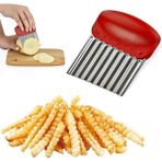 Pratik Kolay Patates Meyve ve Sebze Dilimleyici Doğrama Bıçağı-Findit - Renkli - Tek Ebat