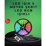 Pratik Kurulumlu 5 Metre Kumandalı Şerit Led Mir32221146