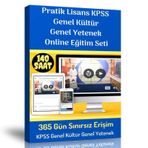 Pratik Lisans KPSS Genel Kültür Genel Yetenek Online Eğitim Seti