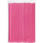 Pratik Mağazam Plastik Frozen Pipet Pembe 100'lü