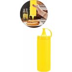 Pratik Mağazam Plastik Kolay Kullanım Mayonez Sos Şişesi Sızdırmaz Sıvı Yağlık Şişe 400 ml.