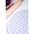 Pratik Mantı Yapma Aparatı - Mantı Hamur Kesme Aparatı Mantı Kalıbı 32 cm - Beyaz