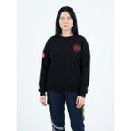 Pratik Medikal 112 Acil Sağlık Sweatshirt Üç Iplik Şardonlu Kanguru Cep Siyah Unisex - XL