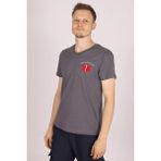 Pratik Medikal Gri Paramedik V Yaka Tişört Unisex