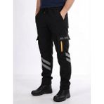 Pratik Medikal Kışlık Siyah Likralı 112 Acil Sağlık Pantolonu Unisex - XL
