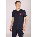 Pratik Medikal Lacivert Paramedik Bisiklet Yaka Tişört Unisex - XL