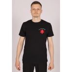 Pratik Medikal Siyah Paramedik Bisiklet Yaka Tişört Unisex - XL