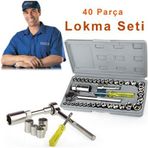Pratik Özel Çantalı 40 Parça Cırcırlı Lokma Seti