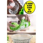 Pratik Petek Şeklinde Altıgen Silikon Buz Kalıbı | Silikon Yapışmaz Buzluk | Petek Buz Küpü
