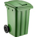 Pratik Shop 80 Lt Çöp Kovası Çöp Konteyneri Isıya Dayanıklı Tekerlekli Kalın ve Sağlam - Yeşil