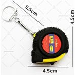 Pratik ve Dayanıklı 1 Metre Çelik Mezura, Anahtarlık ile Kullanıma Uygun - Seçenek 1