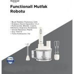 Pratik ve Güçlü 2850H Çok Fonksiyonlu Mutfak Robotu, Beyaz Renkli.