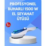 Pratik ve Kompakt Buharlı Ütü, Kolay Kırışıklık Giderici ve Çok Renk Seçeneğiyle - Açık Bej