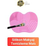 Pratik Yeni Silikon Fırça Temizleyici Kozmetik Makyaj Yıkama Jel Mat Ped Temizleme Bakım Taşınabilir