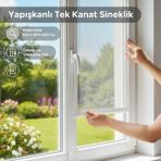PratikBir Yapışkanlı Tek Kanat Sineklik