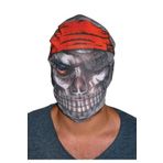 PRATİKOBA Kafaya Tam Geçmeli Bez Korsan Maskesi - Streç Korku Maskesi - 3d Baskılı Maske Model 4