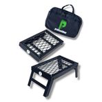 pratikoutdoor Ateş Üstü Katlanır Izgara Baklava Dilimli Ve 3 Farklı Boy (Küçük Boy)