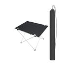 Pratikoutdoor Katlanabilir Kumaş Kamp Ve Piknik Masası - Siyah - Geniş Model - Çantalı