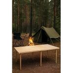 Pratikoutdoor Katlanır Kamp, Piknik Bahçe Masası 70X150 Cm - Ham Naturel Renk