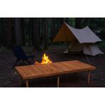 pratikoutdoor Katlanır Kamp, Piknik ve Bahçe Masası 55x110 cm - Ceviz Renk