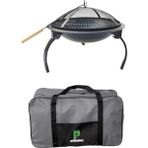 Pratikoutdoor Yuvarlak Katlanır Ayaklı Şömine & Ateş Çukuru ve Mangal - Çantalı