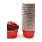pratikpastacılık Siyah 50'li Kek Kalıbı Fırında Dağılmayan 6.5x4 Cm Sert Karton Muffin Kalıbı Kabı Cupcake Kapsülü