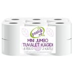 Pratiksoft Mini 12 Rulo Jumbo Tuvalet Kağıdı