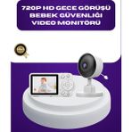Prativas 2.8 Inç Ekranlı Bebek Kamerası Gece Görüşlü Sesli - Renkli