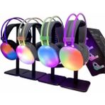 Prativas Rgb Işıklı Yüksek Ses Kaliteli Kablosuz Kulak Üstü Bluetooth Kulaklık - --