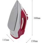 Prativas Seramik Tabanlı Kırmızı 2200 Watt Buharlı Ütü - 001-Renkli